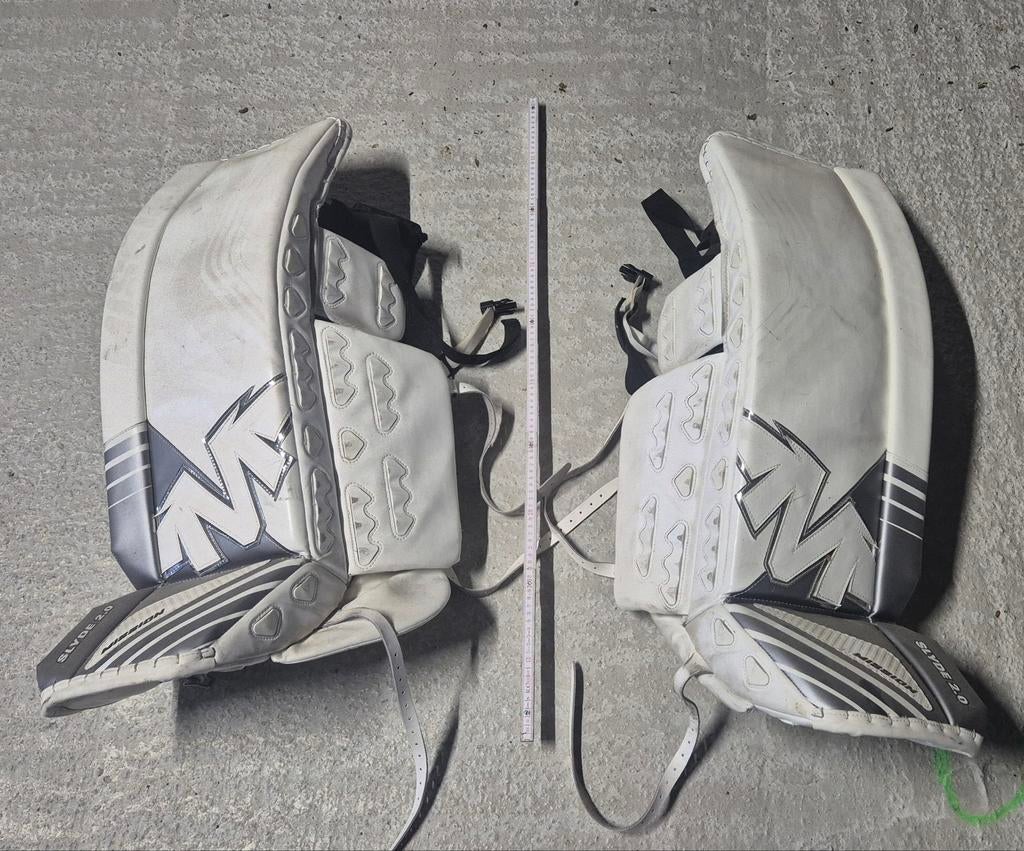 Inlinehockey Goalie Legguards, Sport en Fitness, Ophalen, Zo goed als nieuw, Overige typen