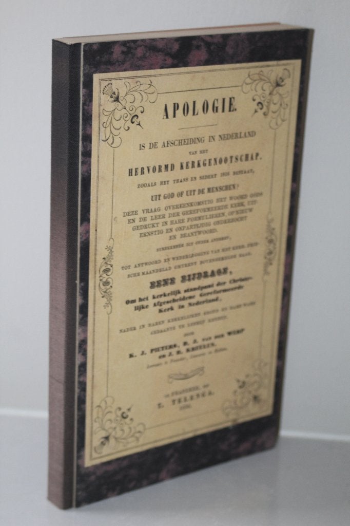 Apologie. Is de Afscheiding uit God of de mensen? (1856), Ophalen of Verzenden, Gelezen, Christendom | Protestants