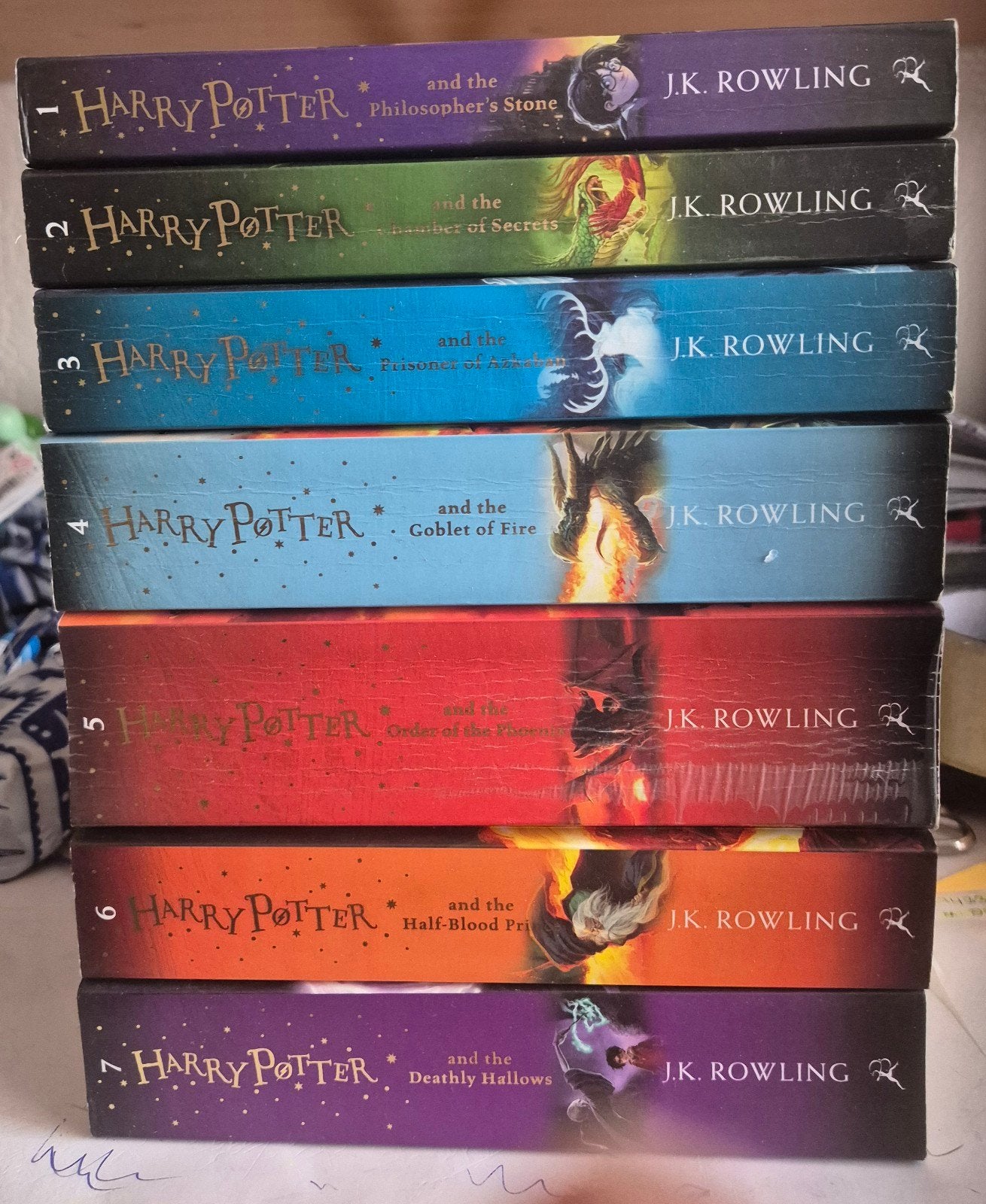 Harry Potter 7x English language, Ophalen of Verzenden, Gelezen