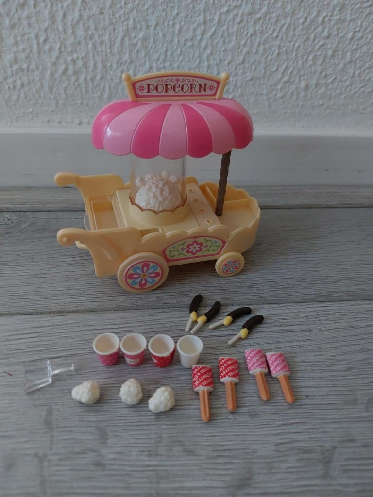Sylvanian families popcorn car 2809, Ophalen of Verzenden, Zo goed als nieuw, Overige typen