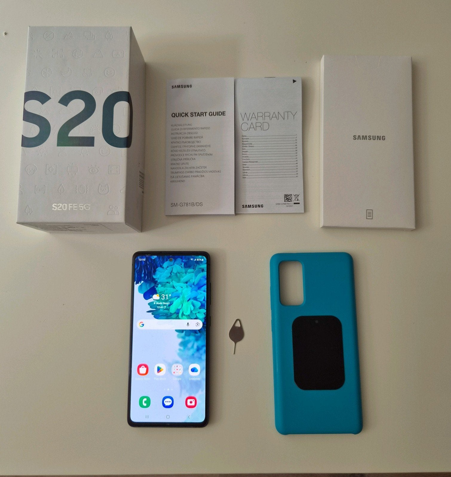 Samsung S20 FE 5G Cloud Navy 6GB 128GB Dual SIM no Simlock, Telecommunicatie, Mobiele telefoons | Samsung, Galaxy S20, Blauw, Touchscreen