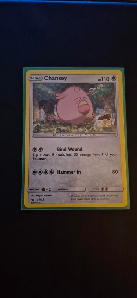 Chansey McDonald's Promo 2018 Pokémon Kaart, Verzenden, Zo goed als nieuw, Losse kaart