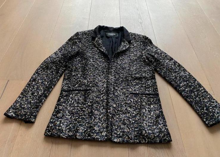 Zadig & Voltaire de luxe pailletten L nieuw, Zwart, Maat 42/44 (L), Ophalen of Verzenden, Zo goed als nieuw