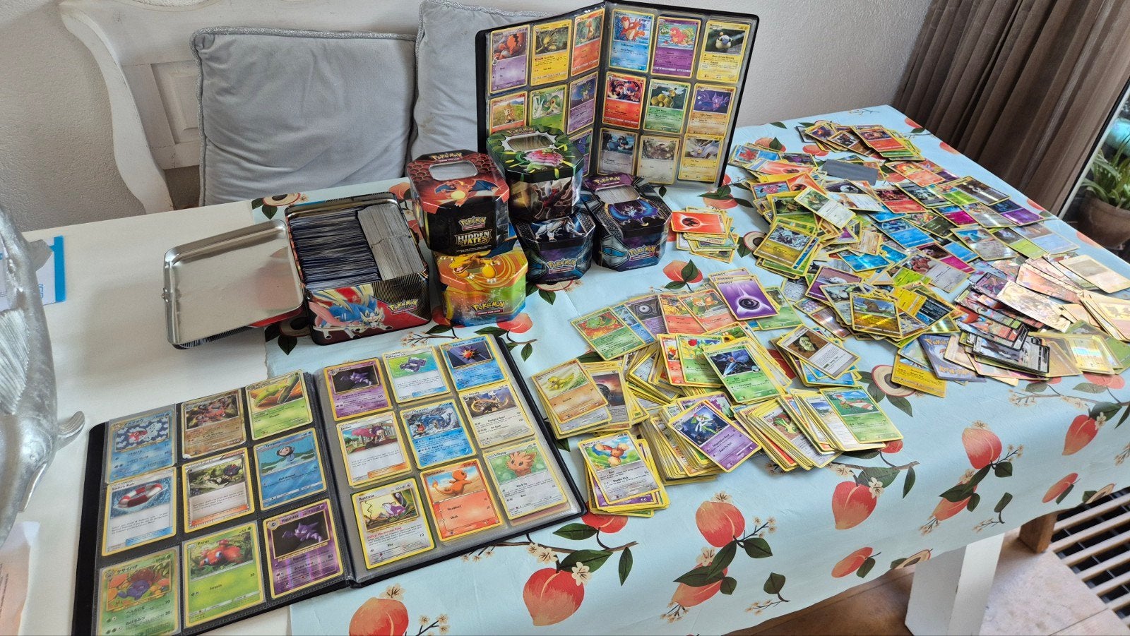 Grote oude Pokémon verzameling - 2800+ kaarten, Ophalen of Verzenden, Gebruikt, Meerdere kaarten