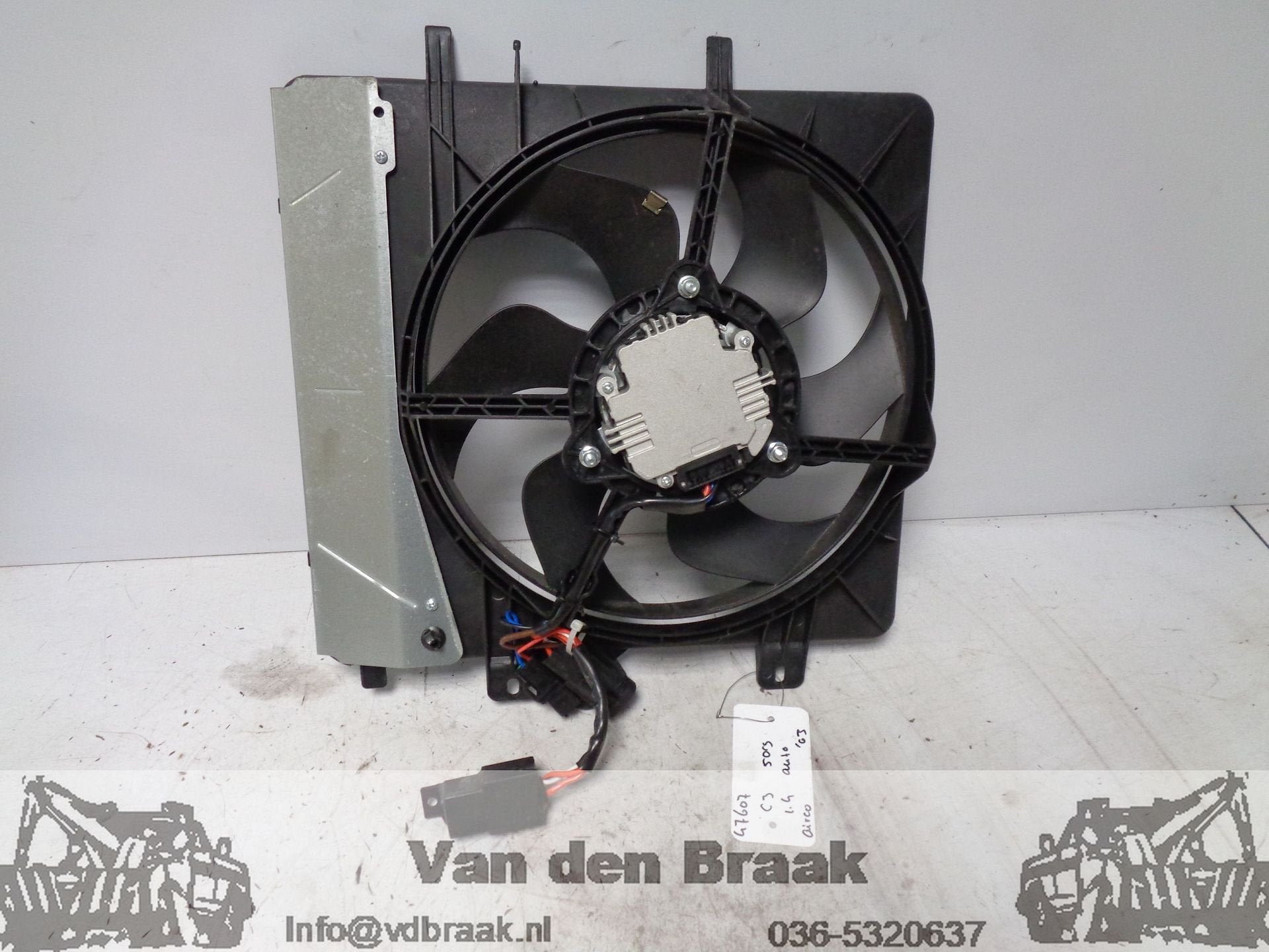 Citroen C3 1.4 8V 2003-2009 Koelfan, Auto-onderdelen, Gebruikt, Citroën, -, Herkomst onderdeel bekend