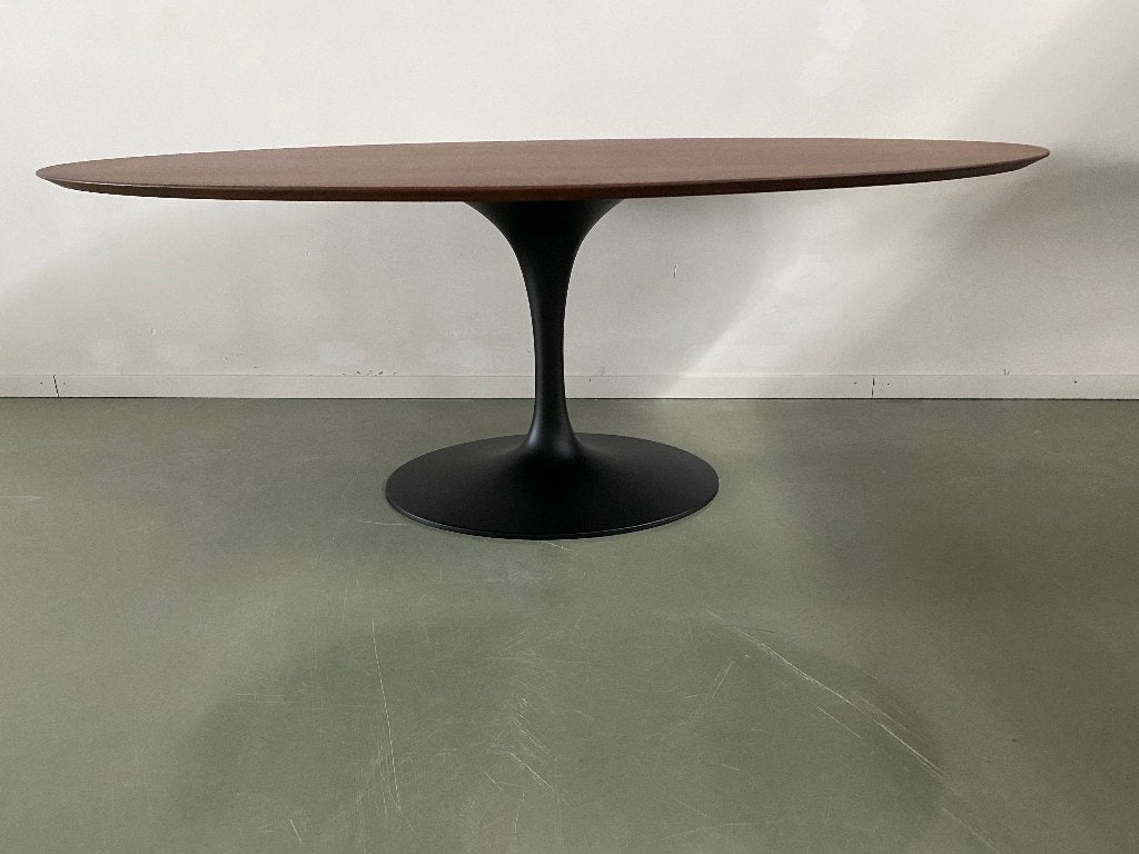 Ronde Tulip tafel massief houten blad 150 cm, Rond, Nieuw, Ophalen of Verzenden, Vijf personen of meer