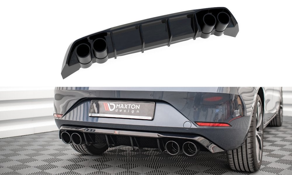 Diffuser + imitatie eindtips - Seat Leon FR 20+