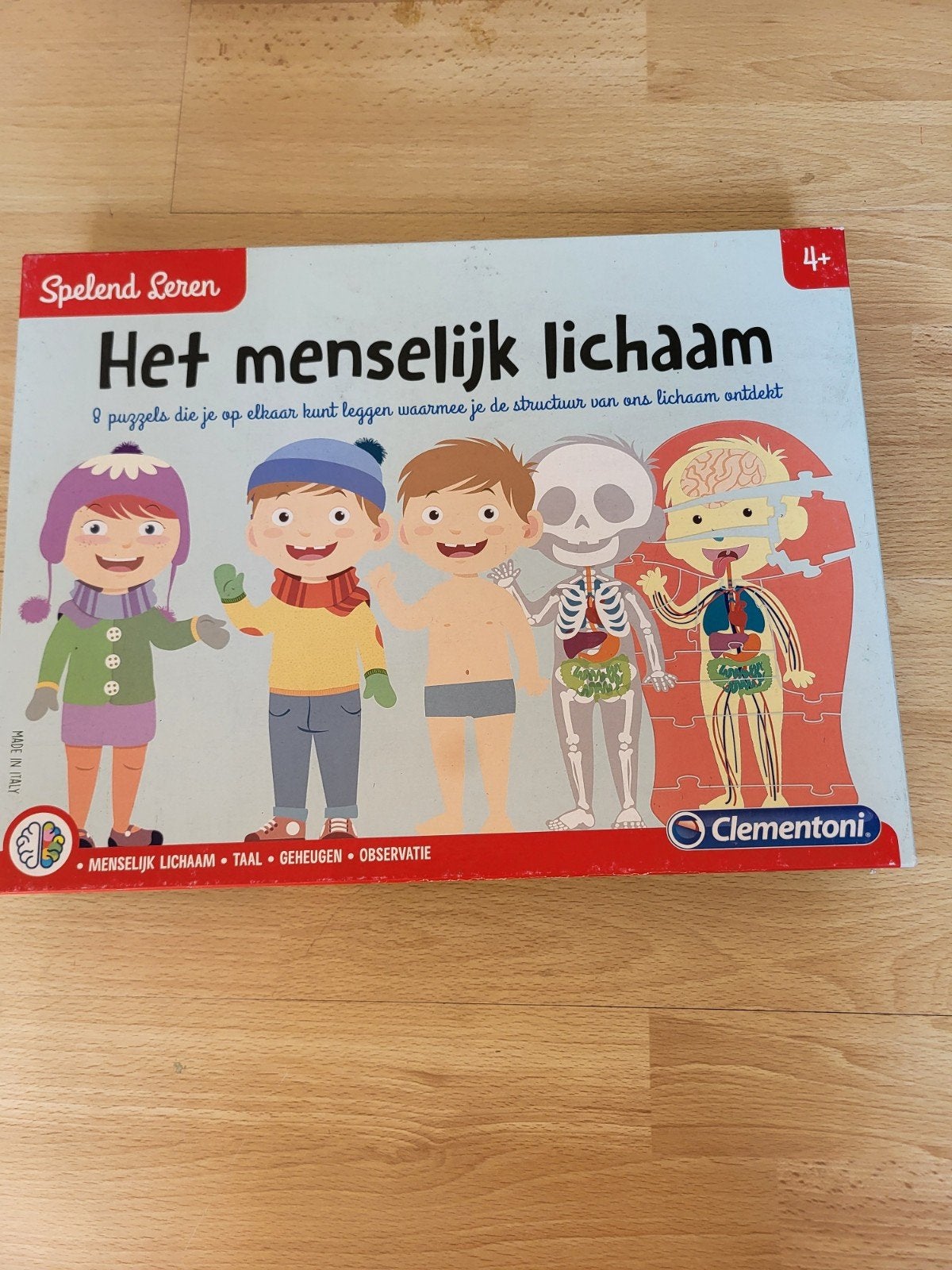Clementoni Spelend Leren: Het Menselijk Lichaam Puzzel, Ophalen of Verzenden, Gebruikt, Puzzelen