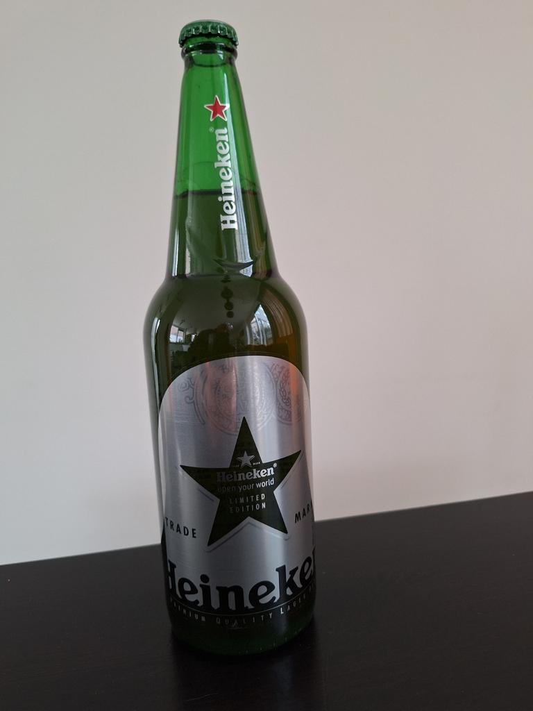 16. Heineken fles 1 liter, Ophalen of Verzenden, Nieuw, Flesje(s), Heineken