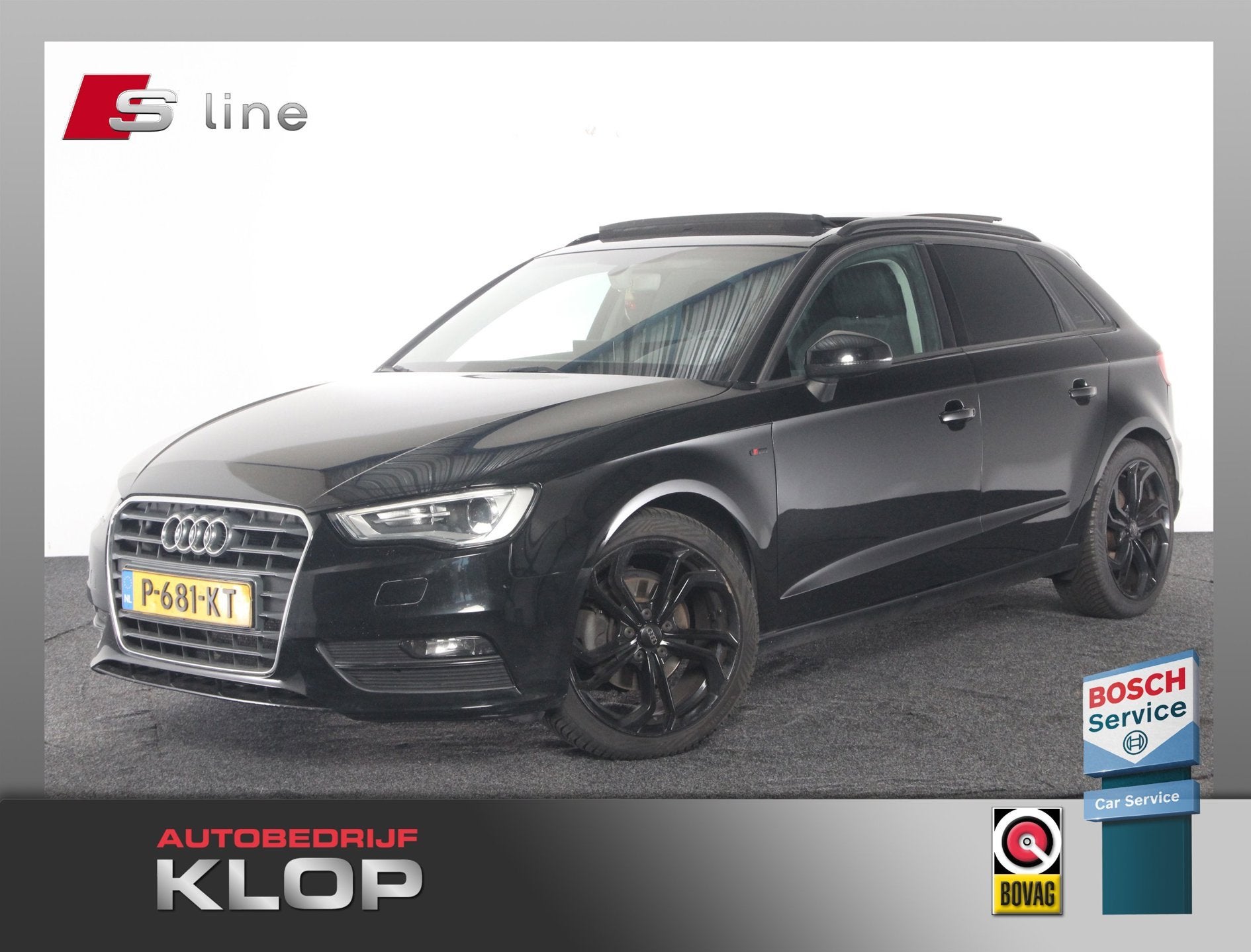 Audi A3 Sportback 1.4 TFSI Ambition Pro Line S | panoramadak, Auto's, Voorwielaandrijving, Gebruikt, 4 cilinders, Zwart