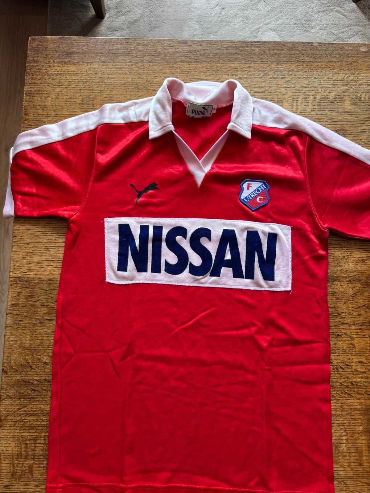 Vintage fc utrecht shirt ( nissan ), Maat M, Ophalen of Verzenden, Zo goed als nieuw, Shirt