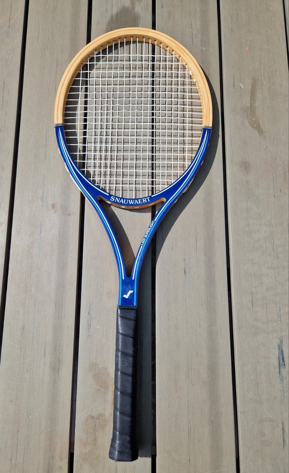 Vintage Snauwaert Lady Superlight Tennisracket - Museumstuk, Sport en Fitness, Tennis, Overige merken, Ophalen of Verzenden, Zo goed als nieuw
