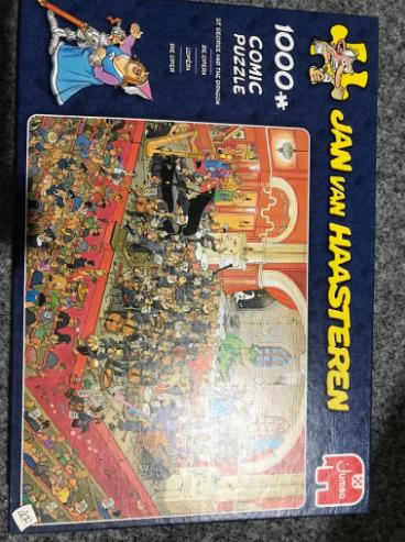 Jan van Haasteren puzzel 1000 stukjes “de opera”, Ophalen, 500 t/m 1500 stukjes, Zo goed als nieuw, Legpuzzel