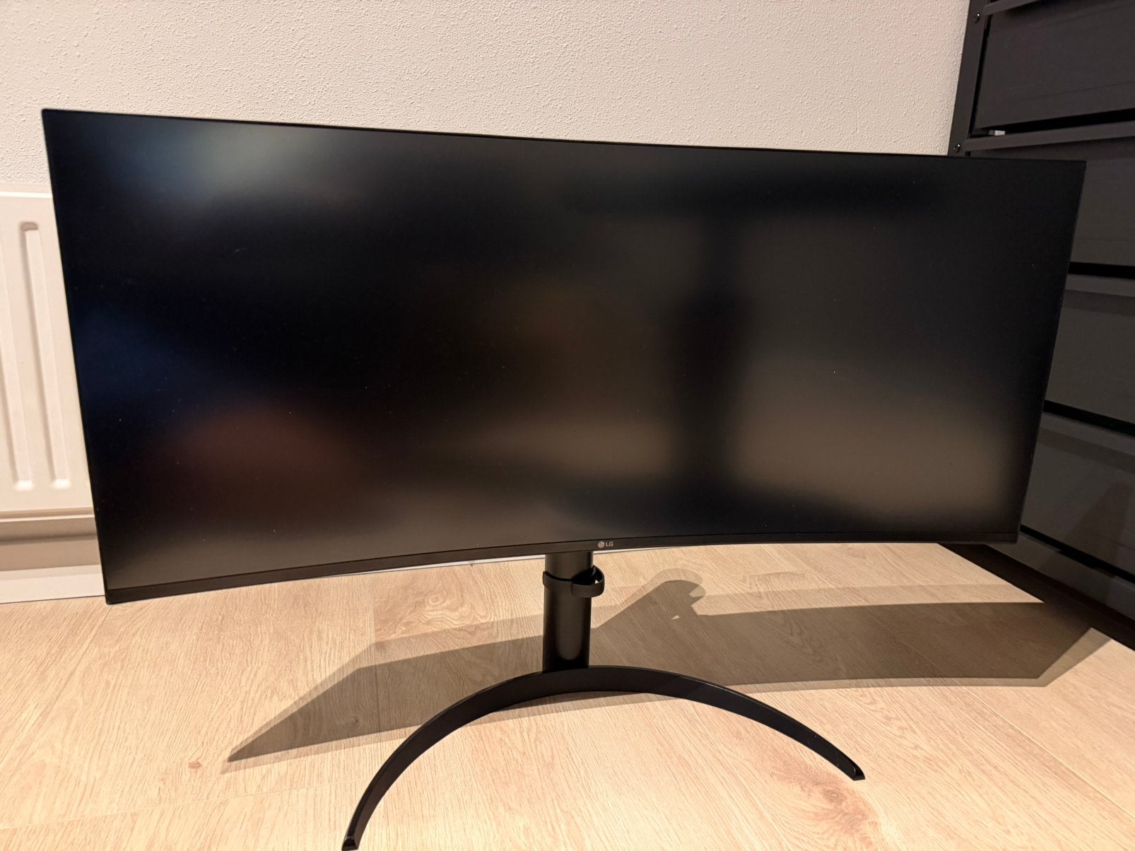 LG 34WP85C-B 34" UltraWide QHD IPS Curved Monitor USB-C 96W, Ophalen, IPS, Curved, Zo goed als nieuw