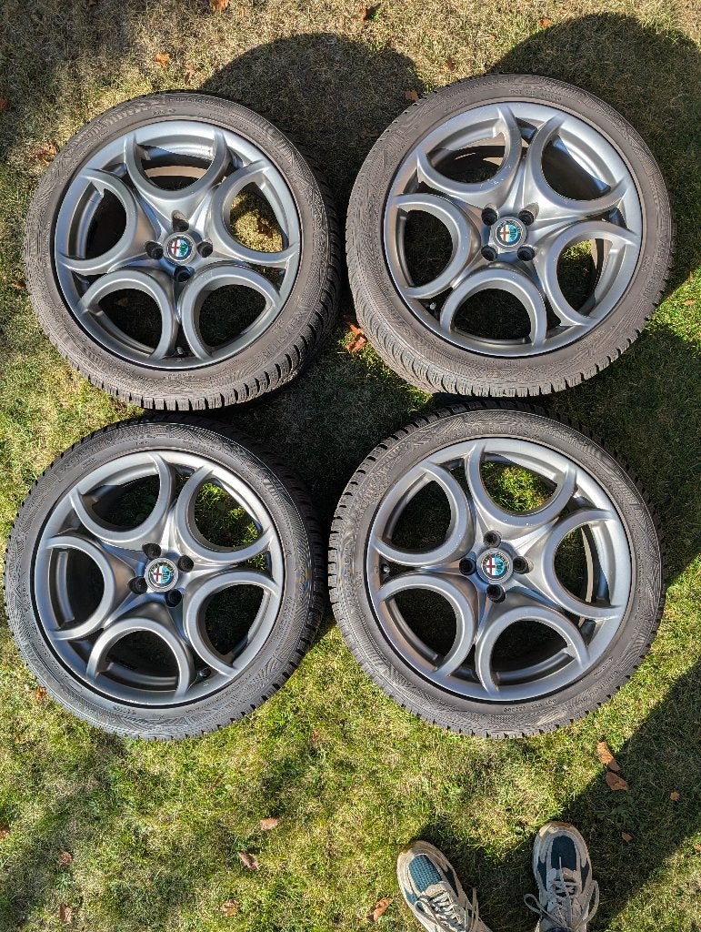 Alfa Romeo MiTo WInterbanden + velgen, Ophalen, Banden en Velgen, 17 inch, Winterbanden