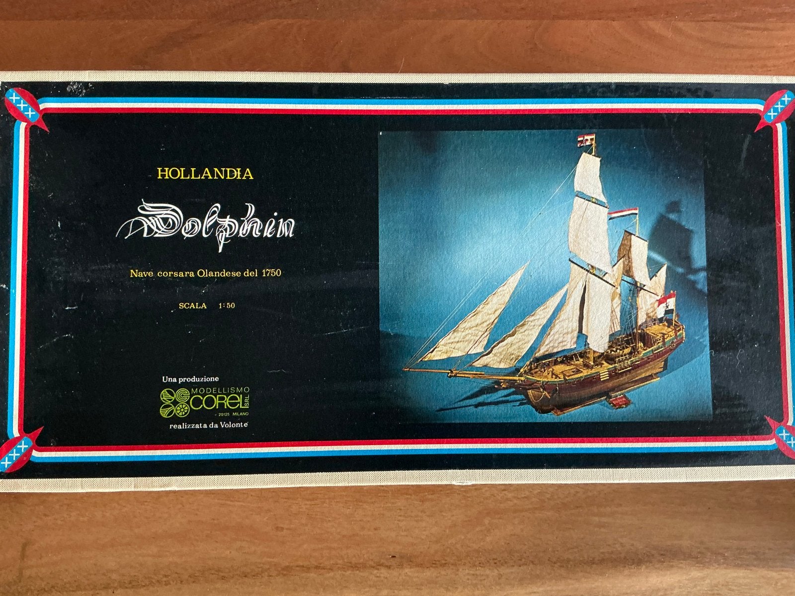 Corel Hollandia Dolphin Scheepsmodelbouwkit 1:50, Ophalen of Verzenden, Nieuw, 1:50 tot 1:200, Overige merken
