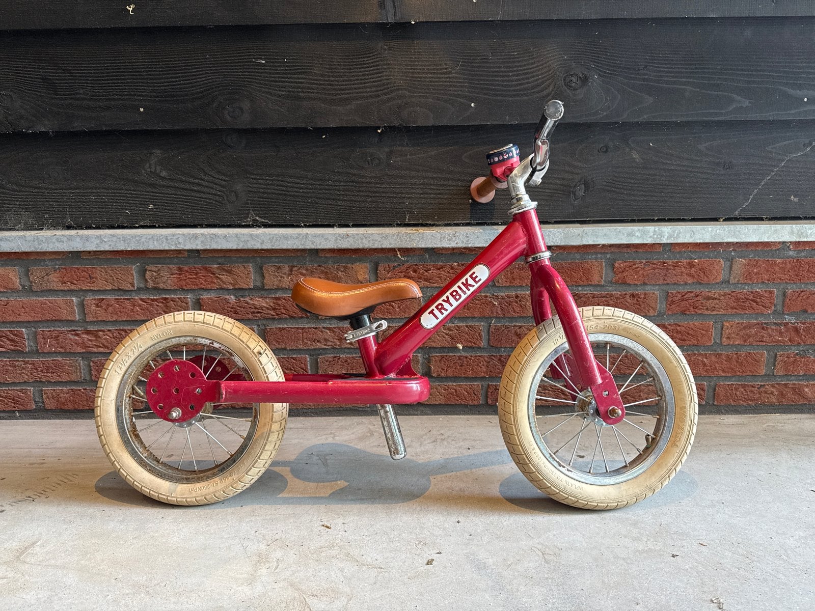Trybike loopfiets rood - Veel gebruikt, Ophalen, Gebruikt, Loopfiets