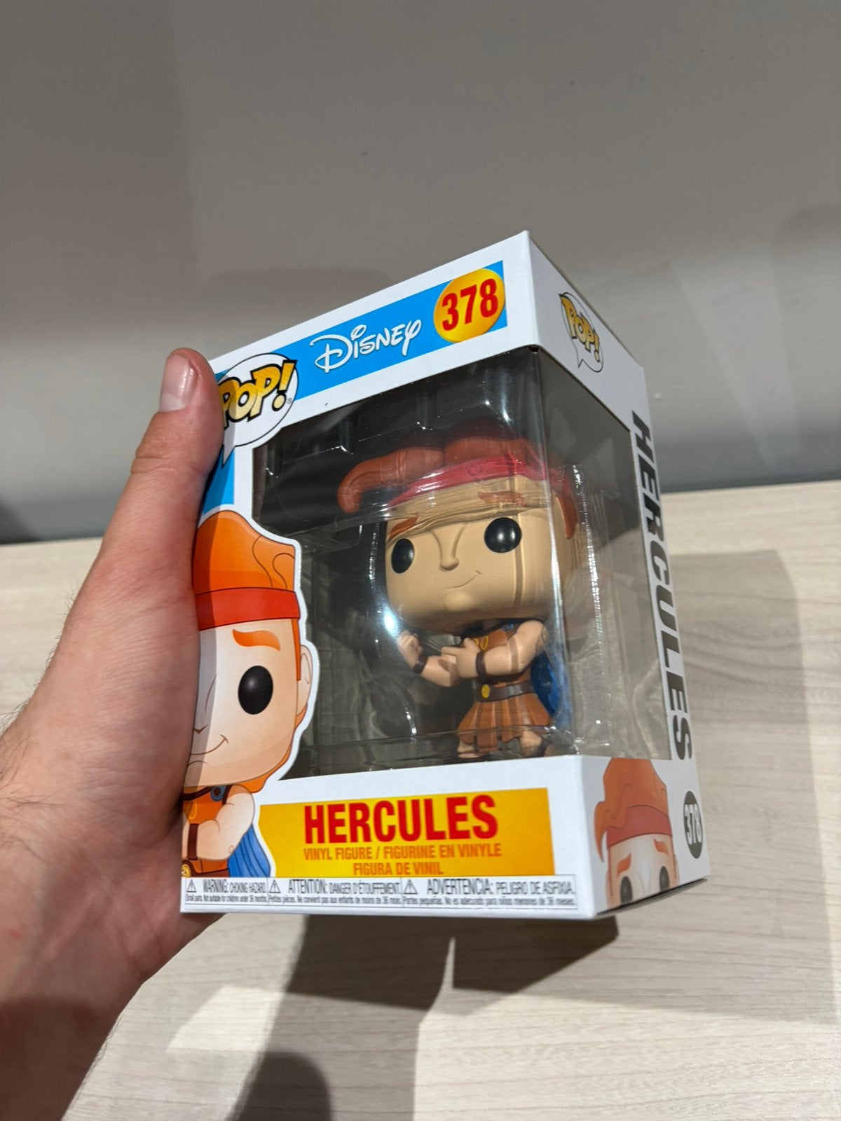 Funko Pop! Disney Hercules #378 – Hercules Vinyl Figure, Funko Europe, Ophalen of Verzenden, Zo goed als nieuw, 4th floor, 1 Queen Caroline St, London W6 9YN, Verenigd Koninkrijk