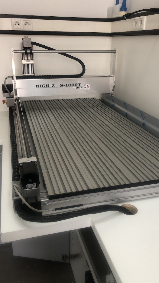 CNC-STEP High Z-1000/T CNC Freesmachine Zeer Compleet!, Ophalen, Zo goed als nieuw, Elektrisch, Overige soorten