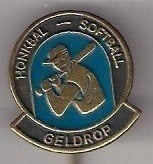 Speldje - Honkbal - Softbal Geldrop, Verzamelen, Verzenden, Gebruikt, Sport, Speldje of Pin