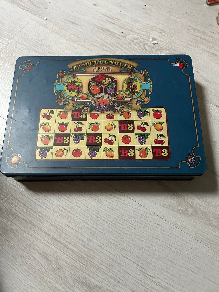 spelletjes blik, Ophalen of Verzenden, Gebruikt