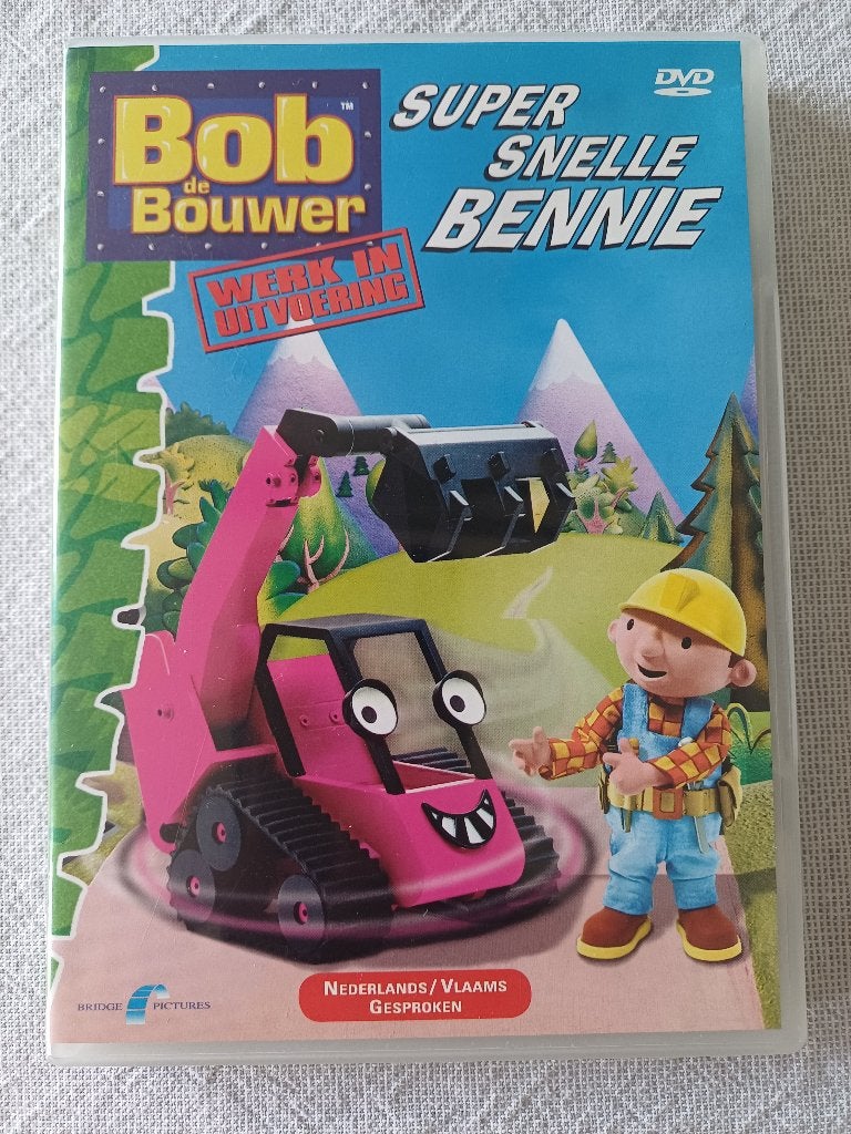 bob de bouwer dvd, Animatie, Alle leeftijden, Inclusief doosje, Zo goed als nieuw