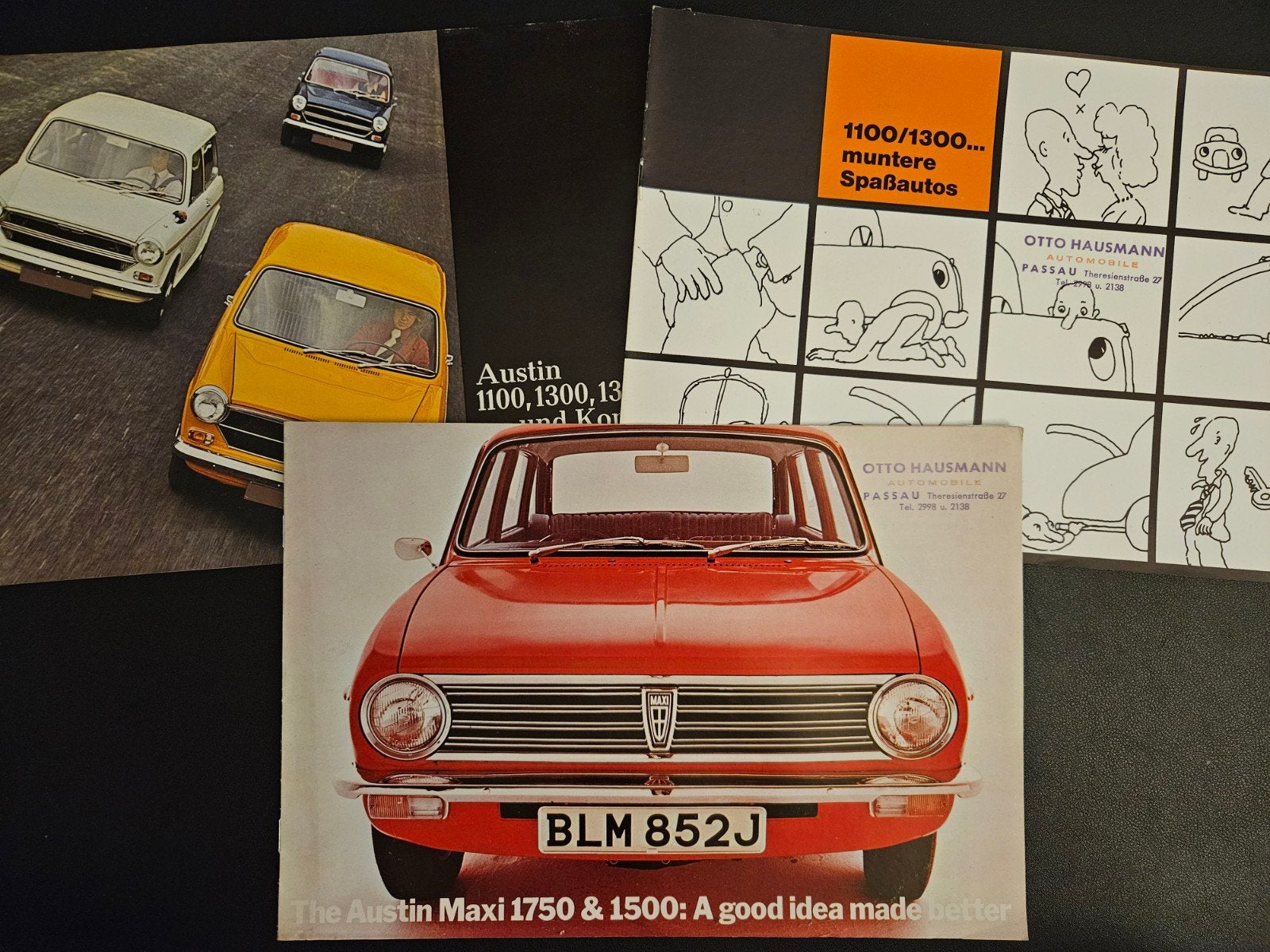 9 Brochures Austin, Ophalen of Verzenden, Zo goed als nieuw, Overige merken