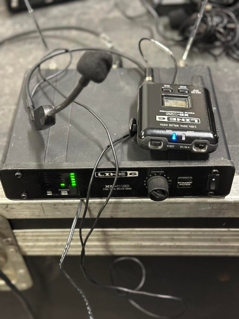 Line 6 XD V55 wireless micro/headset, Gebruikt, Ophalen of Verzenden, Line 6, Zangmicrofoon