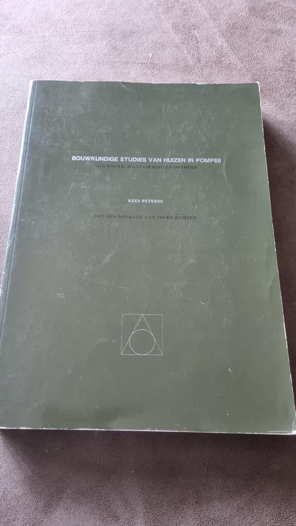 Bouwkundige Studies van Huizen in Pompeii - Kees Peterse, Kees Peterse, Ophalen of Verzenden, Alpha, WO