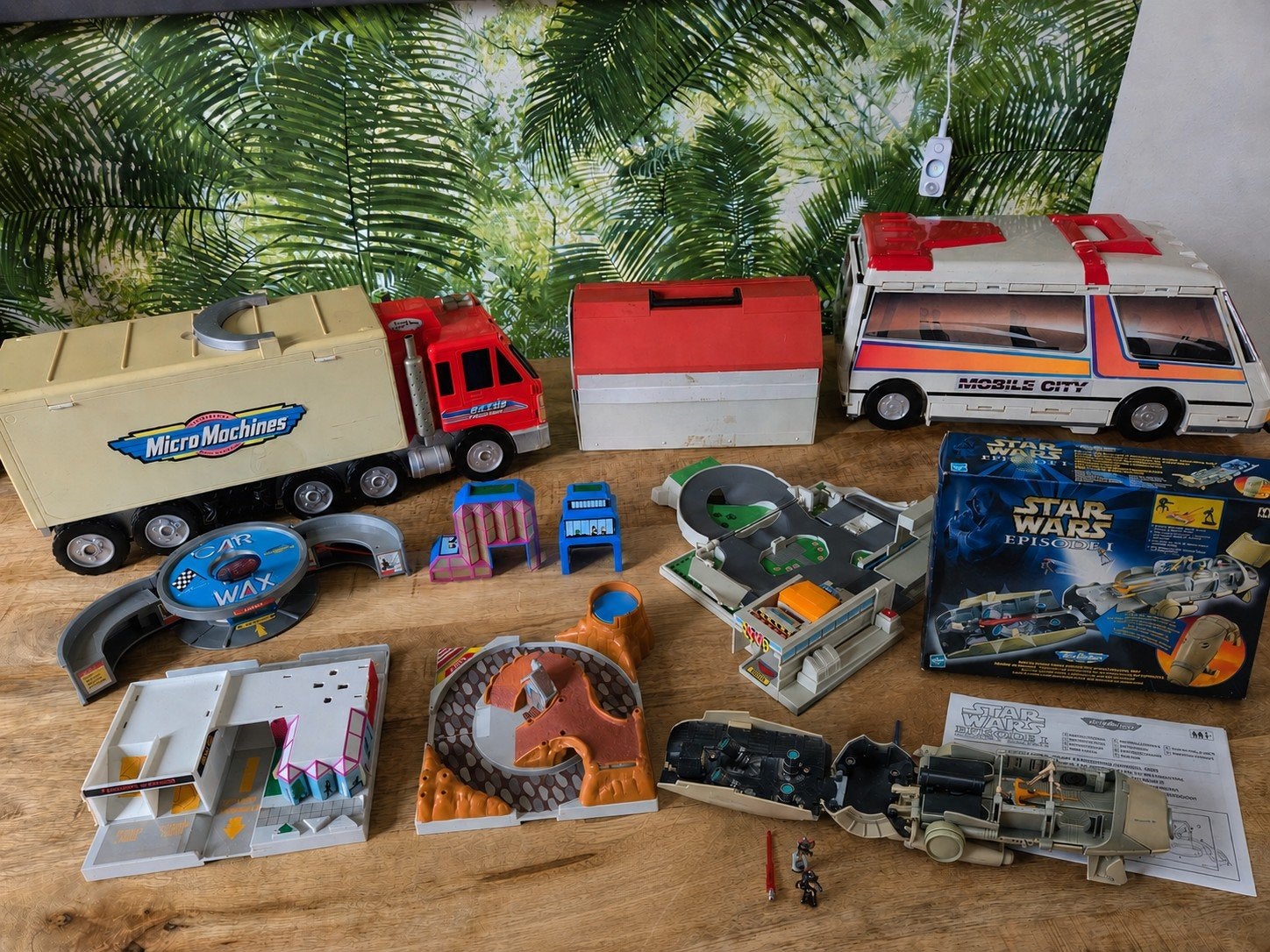 Grote Vintage Micro Machines Collectie + Star Wars Set, Ophalen of Verzenden, Gebruikt