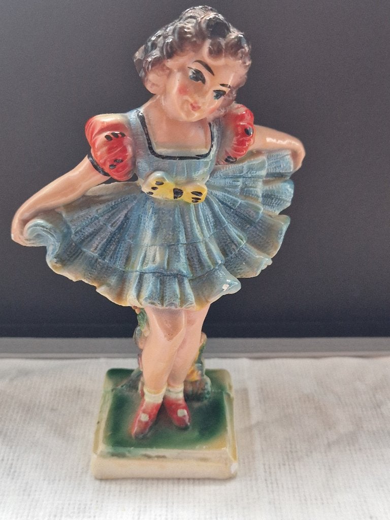 Vintage jaren 60 beeldje Shirley Temple., Verzamelen, Beelden en Beeldjes, Ophalen of Verzenden, Zo goed als nieuw, Mens