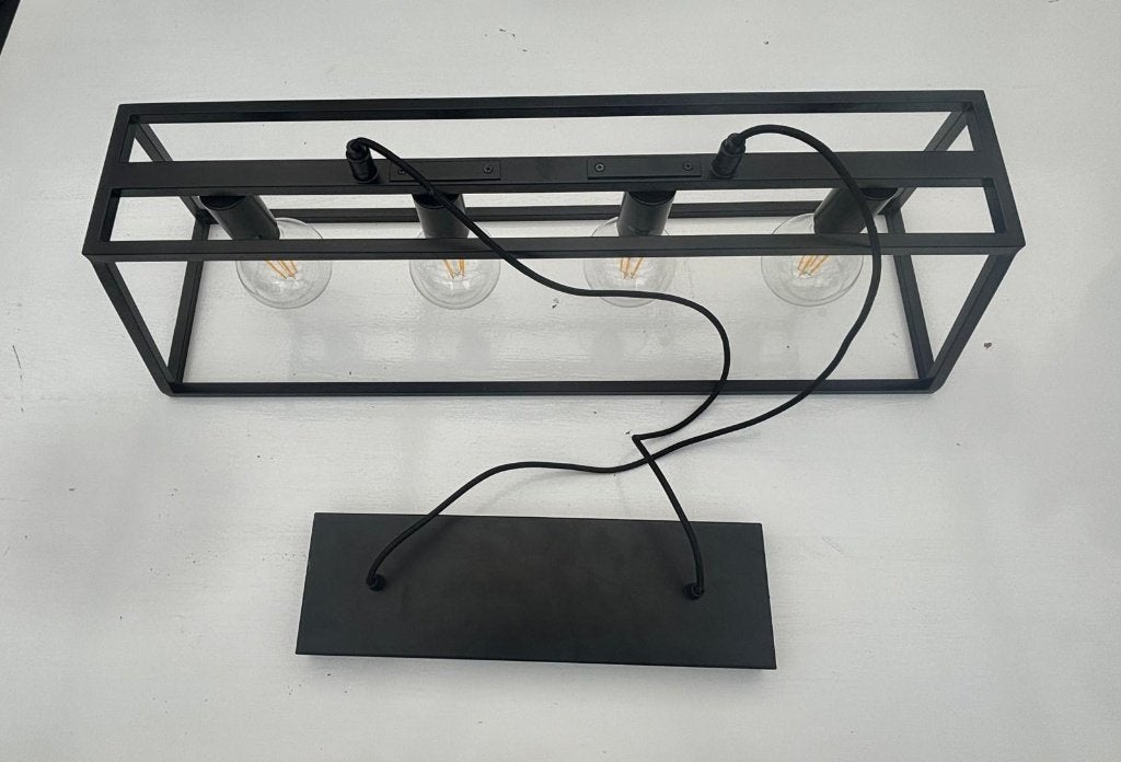 Zwarte hanglamp Felsisk IKEA, Ophalen, Overige fittingen, Zo goed als nieuw, Metaal