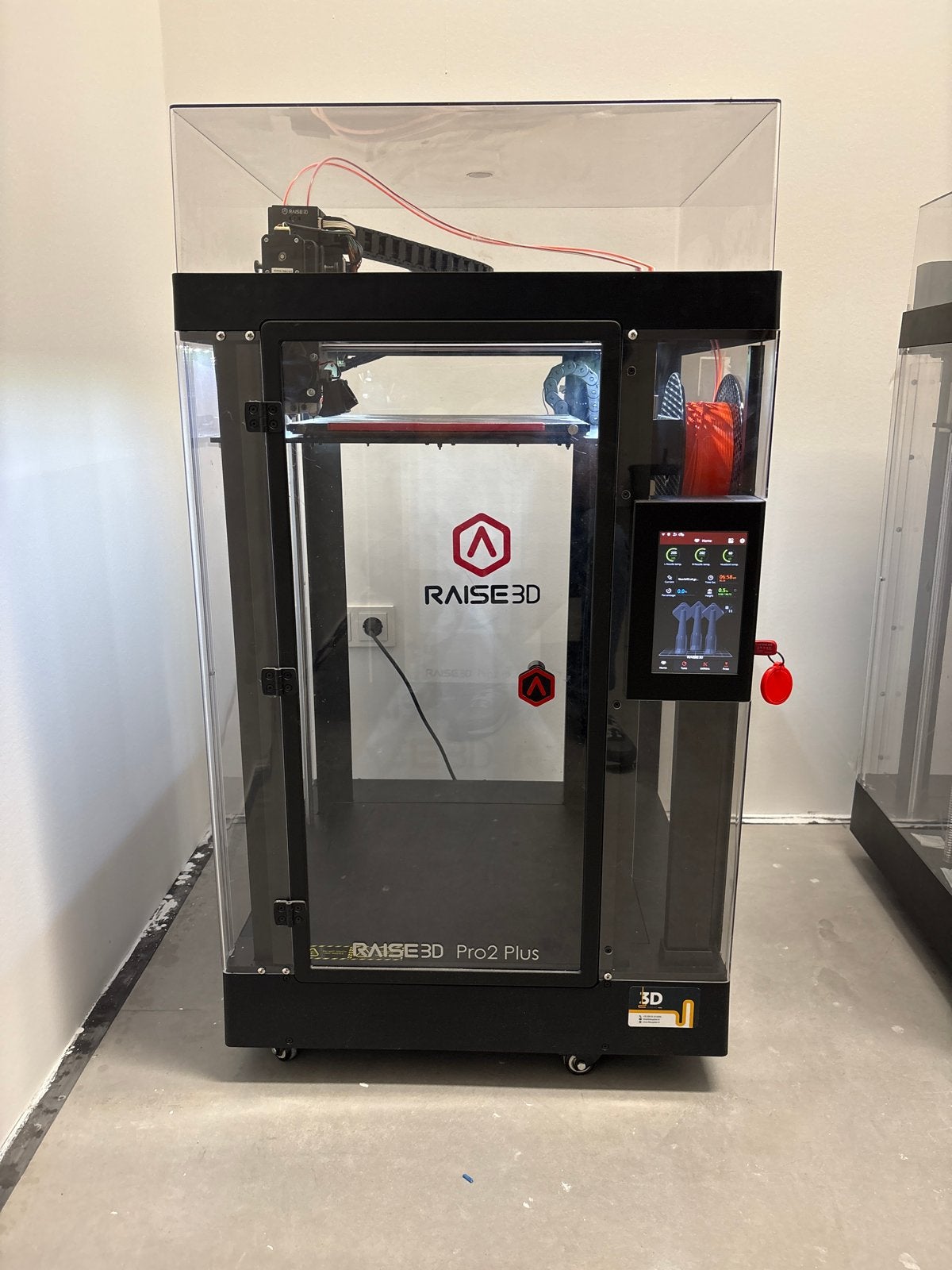 Raise3D Pro2 Plus 3D-printer met dubbele extruder en camera, Ophalen, Gebruikt, Ingebouwde Wi-Fi, Filament