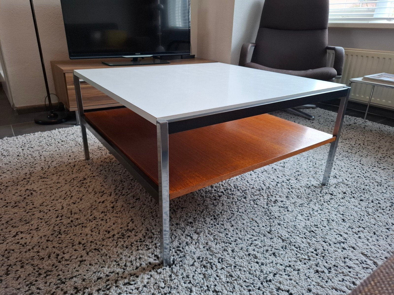 Gispen salontafel Coen de Vries jaren 60 vintage design, Huis en Inrichting, Tafels | Salontafels, Ophalen, Gebruikt, 50 tot 100 cm