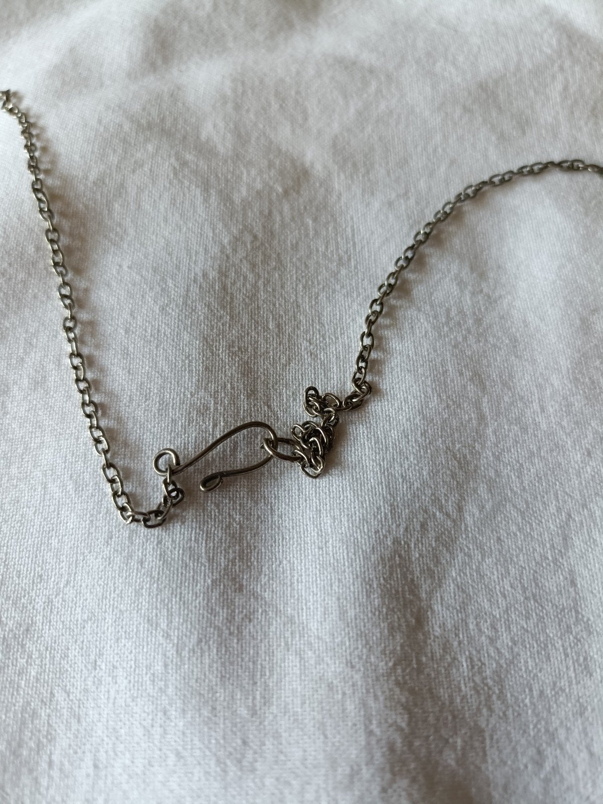 Prachtige sterling zilveren "Fringe" ketting, echt granaat, Sieraden, Tassen en Uiterlijk, Kettingen, Ophalen of Verzenden, Zo goed als nieuw