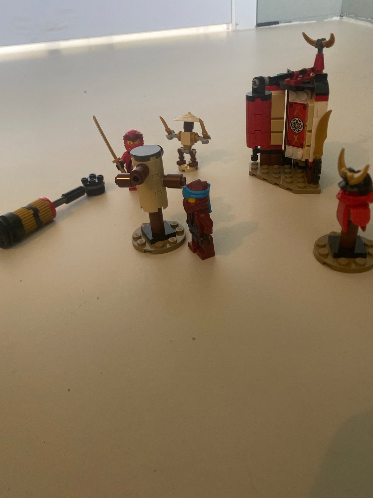 Lego Ninjago set met minifiguren en accessoires, Ophalen of Verzenden, Gebruikt, Overige merken