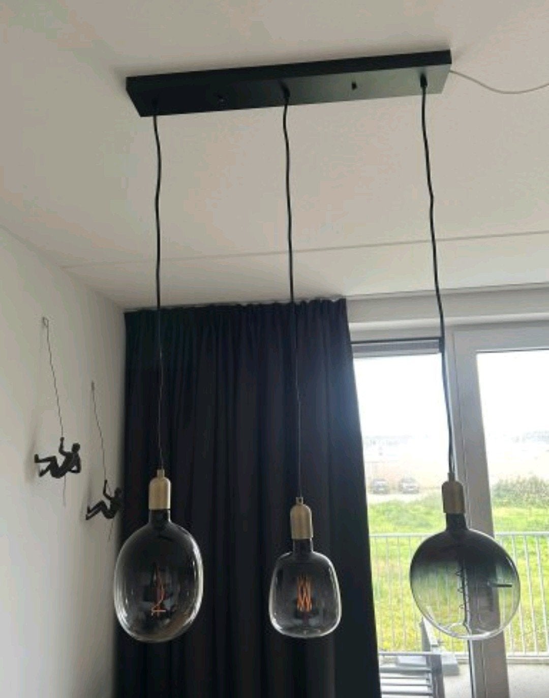 Hanglamp, Ophalen, Zo goed als nieuw, Glas, Modern