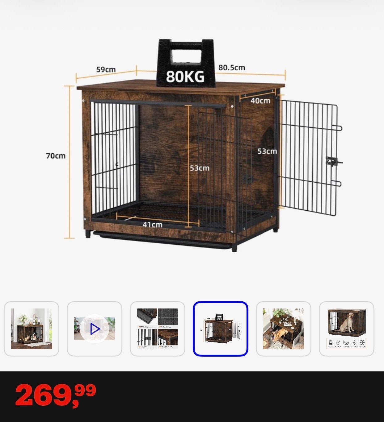 Honden bench, Dieren en Toebehoren, Ophalen