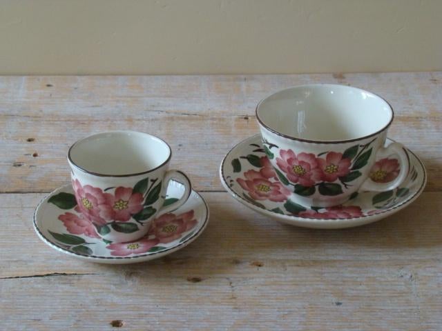 Kop-en-schotels, Engels, Wood & Sons, IRISH ROSE, gaaf, Ophalen of Verzenden