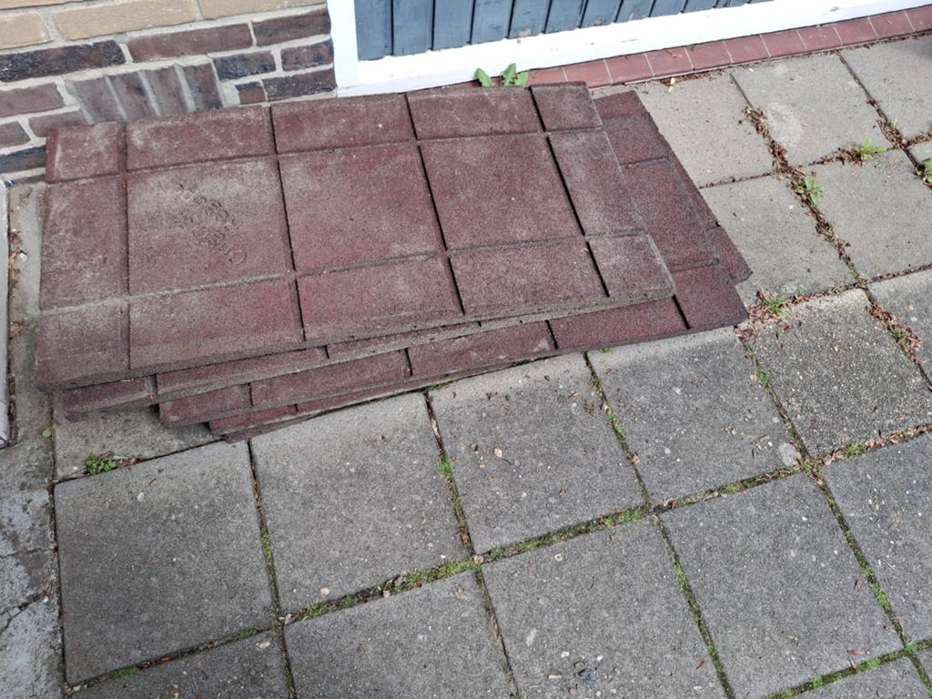 Rubber tegels voor onder schommel of speeltoestel, Tuin en Terras, Tegels en Klinkers, Ophalen