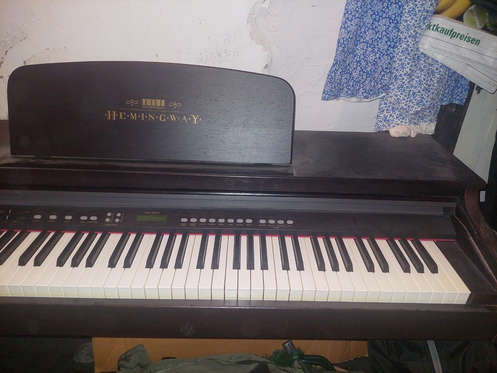 Hemingway DP501 Digitale Piano - Zwart, Ophalen, Gebruikt, Zwart, Digitaal