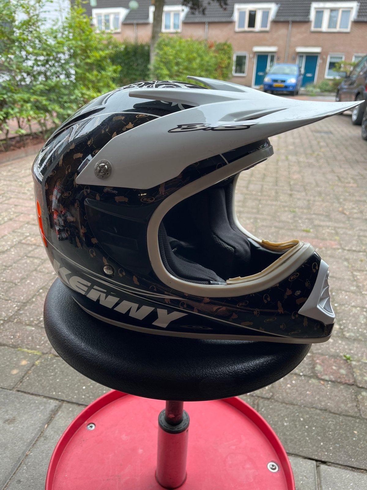 Kenny Performance Fiberglass Crosshelm - Maat XS 54, Fietsen en Brommers, Fietsaccessoires | Fietshelmen, Ophalen of Verzenden