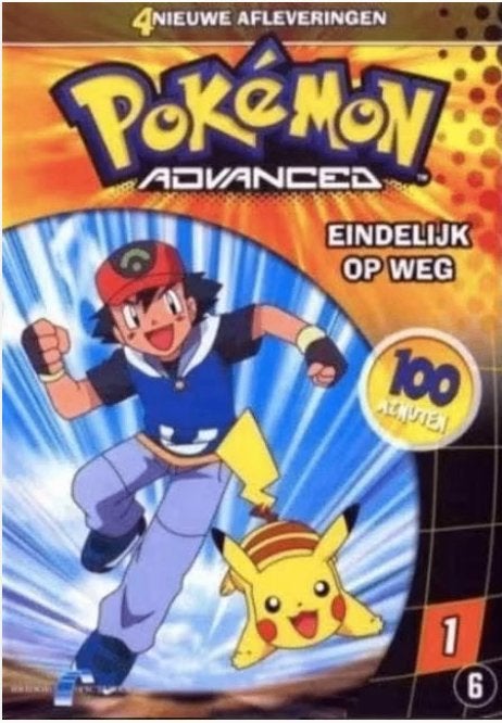 DVD - Pokémon Advanced 1 - Eindelijk op weg, Alle leeftijden, Ophalen of Verzenden, Zo goed als nieuw, Anime (Japans)