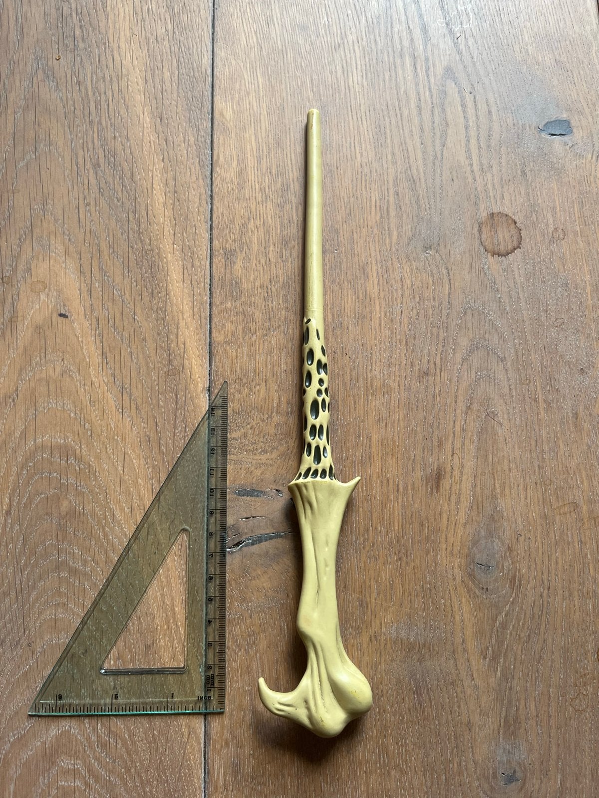 Harry Potter Zegevlier toverstaf - Elder Wand replica, Ophalen of Verzenden, Zo goed als nieuw, Replica