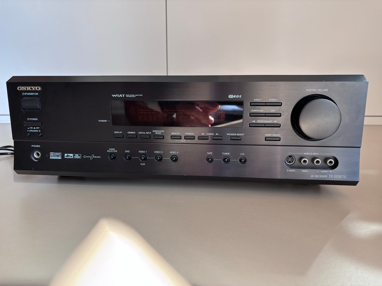 Onkyo TX-SR501E AV Receiver - 5.1 Surround Sound, Gebruikt, Ophalen of Verzenden, 120 watt of meer, Onkyo