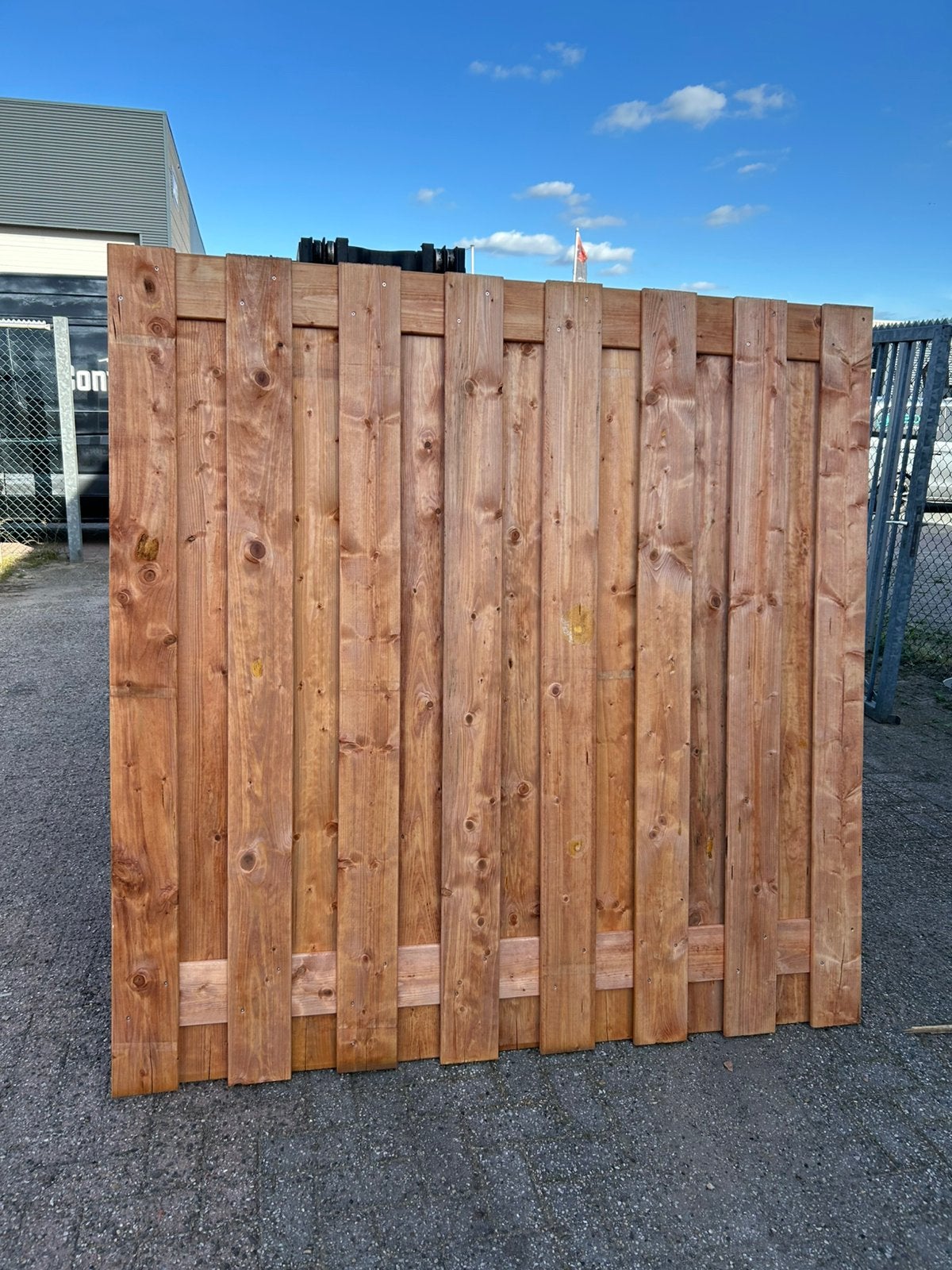 Tuinscherm RedClassWood 180x180 15pl b-keus, Tuin en Terras, Ophalen, 1 tot 2 meter, Minder dan 3 meter, Nieuw