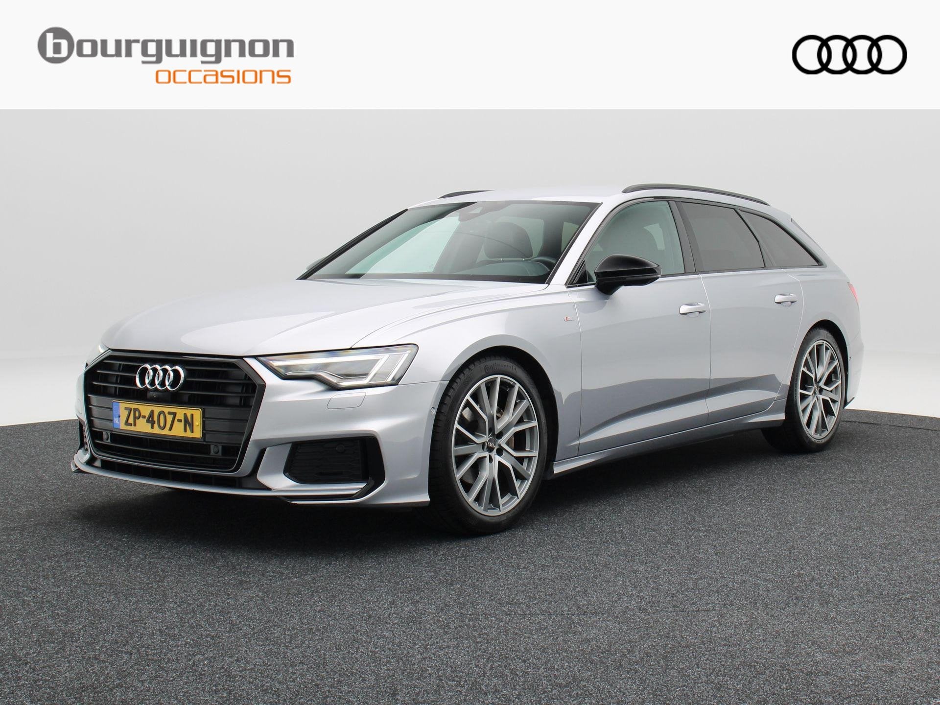 Audi A6 Avant 40 TDi 204 Pk Automaat Sport Launch edition Sp, Auto's, Dealer onderhouden, Gebruikt, 2000 kg, Leder en Stof