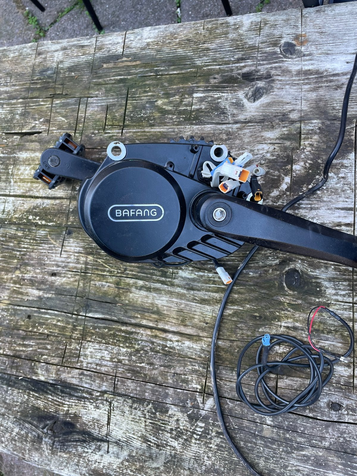 Bafang middenmotor m300 43V met display en accessoires, Elektrische fiets, Gebruikt, Verzenden, Overige materialen