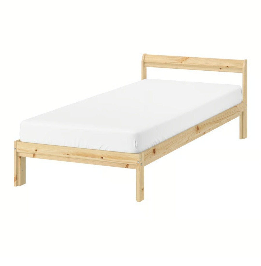 1 persoons ikea bed met matras, Ophalen, 90 cm, Eenpersoons, Zo goed als nieuw