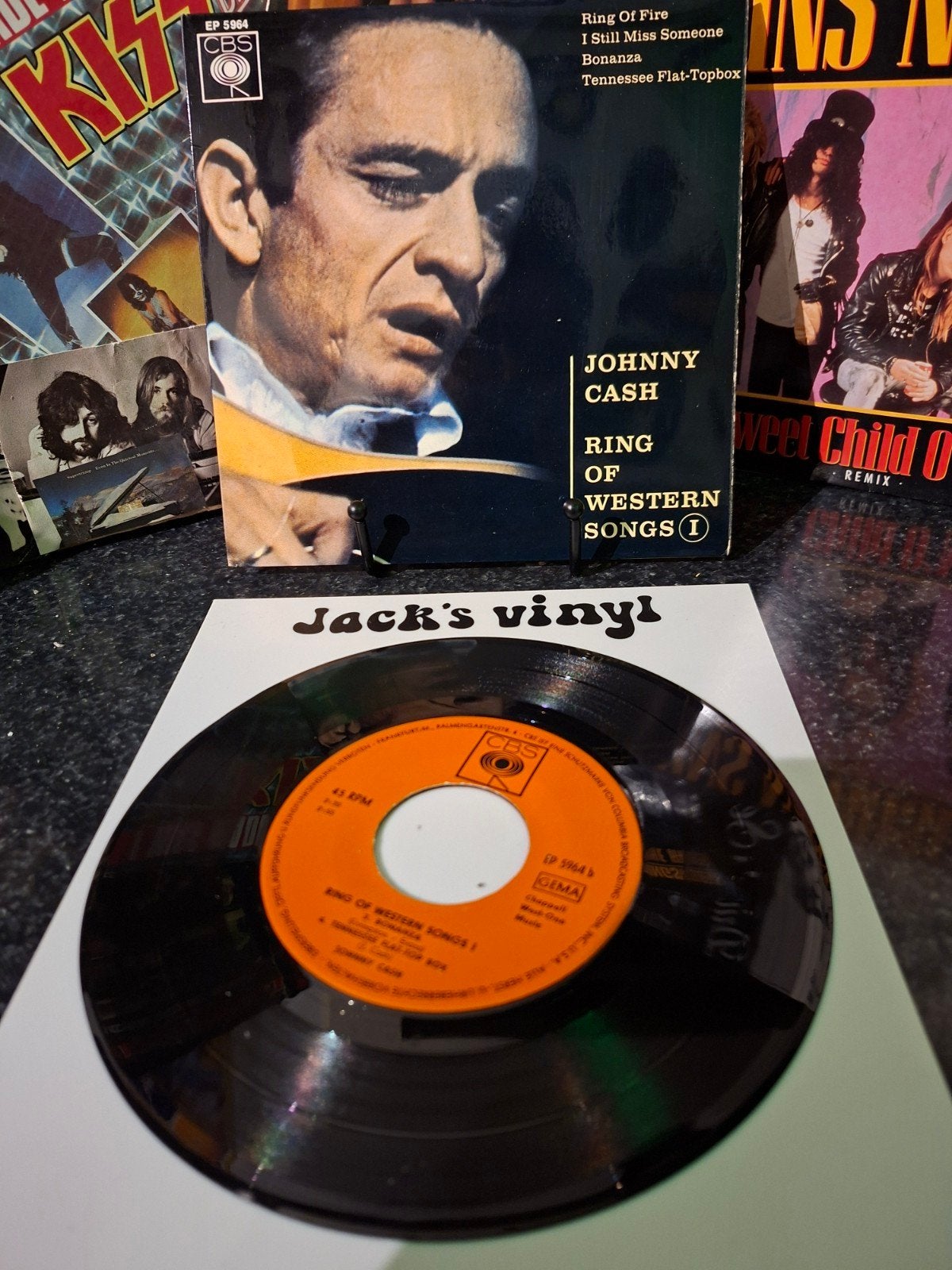 Johnny Cash - Ring of Western Songs I EP   1964, Fotohoes, 7 inch, Ophalen of Verzenden, Zo goed als nieuw